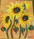 Sonnenblume - Aleksandra Schoenfeld - Acryl auf Leinwand - Sonnenblumen - Sonnenblume - Aleksandra Schoenfeld - Acryl auf Leinwand - Sonnenblumen -
