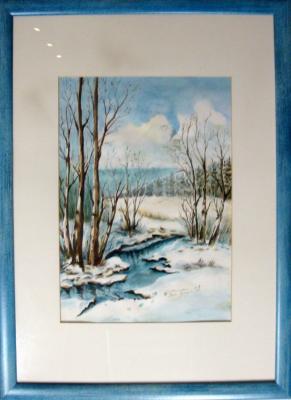 Bach im Winter - Monika Messerschmidt - auf Array - Array - Array Bach im Winter - Monika Messerschmidt - auf Array - Array - Array