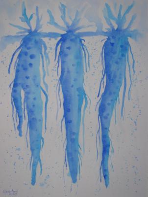 blue carrots II - Christiane Gathmann - Array auf Array - Array - blue carrots II - Christiane Gathmann - Array auf Array - Array -