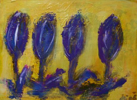 Lila Tulpen (unverkäuflich) - Helene + Mario Wohlfahrt - Array auf Array - Array - Array Lila Tulpen (unverkäuflich) - Helene + Mario Wohlfahrt - Array auf Array - Array - Array