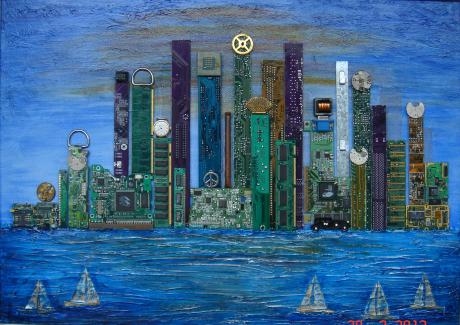 City On The Seaside - Dagmar Rasper - auf Array - Array - City On The Seaside - Dagmar Rasper - auf Array - Array -