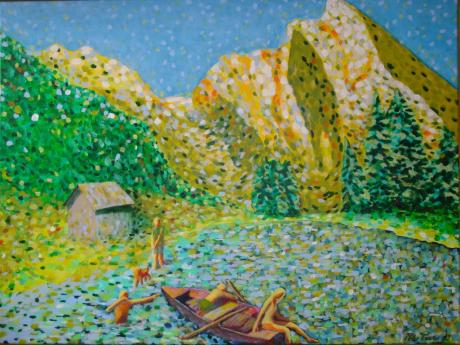 Gräppelensee und Wildhauser Schafberg - Peter Traxler - Array auf Array - - Array Gräppelensee und Wildhauser Schafberg - Peter Traxler - Array auf Array - - Array