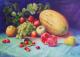 Stillleben mit Melone - Svetlana Schneider - Ãl auf Leinwand - Stillleben - Naturalismus Stillleben mit Melone - Svetlana Schneider - Ãl auf Leinwand - Stillleben - Naturalismus