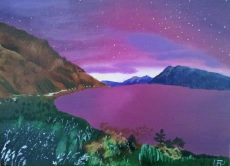 Sonnenuntergang am Fjord - Wotan Sirius - Array auf Array - Array - Array Sonnenuntergang am Fjord - Wotan Sirius - Array auf Array - Array - Array