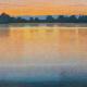 Abend Untersee II - Arthur Wyss - Acryl auf - See-Abend - Abend Untersee II - Arthur Wyss - Acryl auf - See-Abend -