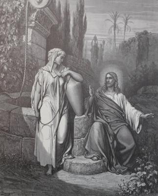 Jesus mit Samariterin - Wolfgang Deike STICHE.biz - Array auf - Array - Jesus mit Samariterin - Wolfgang Deike STICHE.biz - Array auf - Array -