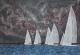 Nachtregatta - Alexander Majer - Acryl auf Leinwand - - Nachtregatta - Alexander Majer - Acryl auf Leinwand - -