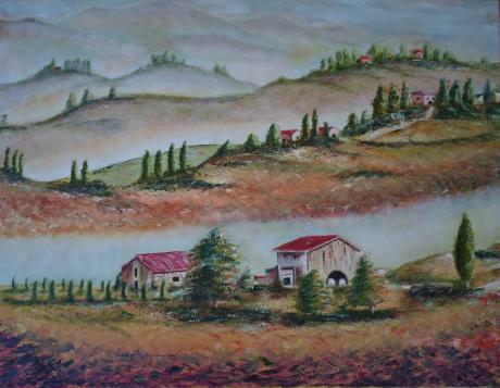 Toskanasnebel - Saad Murad - auf Array - Array - Toskanasnebel - Saad Murad - auf Array - Array -