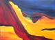Blutendes Land - Monika Hartz - Acryl auf Leinwand - Abstrakt-Fantastisch-Landschaft - Blutendes Land - Monika Hartz - Acryl auf Leinwand - Abstrakt-Fantastisch-Landschaft -