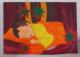 Baby unter den Sternen - Cary W - Acryl auf Leinwand - Kinder - Expressionismus-Realismus Baby unter den Sternen - Cary W - Acryl auf Leinwand - Kinder - Expressionismus-Realismus
