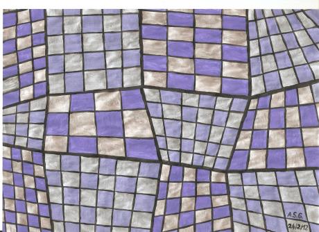 Schrägwandlich in Silberblau - Annegret Sigrid Gick - Array auf Array - Array - Array Schrägwandlich in Silberblau - Annegret Sigrid Gick - Array auf Array - Array - Array