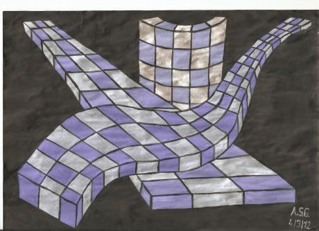 Stege in Silberblau - Annegret Sigrid Gick - Array auf Array - Array - Array Stege in Silberblau - Annegret Sigrid Gick - Array auf Array - Array - Array