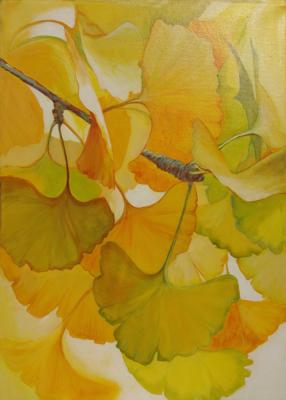 Ginkgo-Blätter im Herbst - ingrid wenz-gahler - Array auf - Array - Ginkgo-Blätter im Herbst - ingrid wenz-gahler - Array auf - Array -