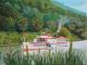 Raddampfer auf der Weser - Kristina Thome - Acryl auf Leinwand - Landschaft - Realismus Raddampfer auf der Weser - Kristina Thome - Acryl auf Leinwand - Landschaft - Realismus