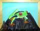 Frosch - mike . mairhofer - Acryl auf Leinwand - - Frosch - mike . mairhofer - Acryl auf Leinwand - -