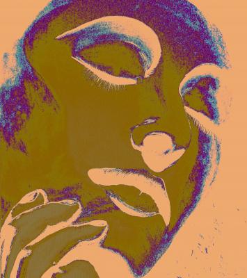 Grossaufnahme (bearb.braun,lila,rosa) - Ursula Langa - Array auf - Array - Grossaufnahme (bearb.braun,lila,rosa) - Ursula Langa - Array auf - Array -