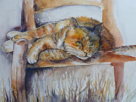 Katze - Roswitha Kallfaß - Array auf - Array - Katze - Roswitha Kallfaß - Array auf - Array -