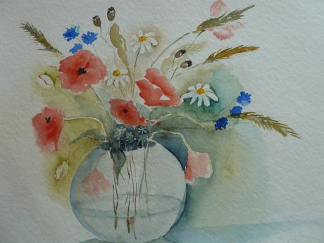 Stillleben mit Blumen - Roswitha Kallfaß - Array auf - Array - Stillleben mit Blumen - Roswitha Kallfaß - Array auf - Array -