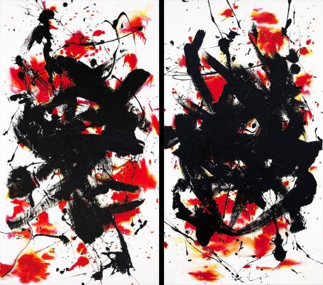 BIG BANG DIPTYCHON 1 - Ralf Maximilian Berninger - Array auf Array - Array - Array BIG BANG DIPTYCHON 1 - Ralf Maximilian Berninger - Array auf Array - Array - Array