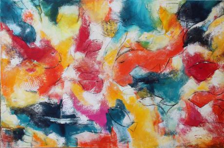 Abend am See - Stéph Vasen-Kron - auf - - Abend am See - Stéph Vasen-Kron - auf - -