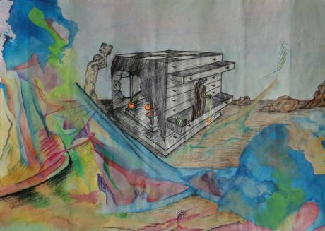 Figuroabstractum mit Pendeln - Nagip Naxhije Papazi - Array auf Array - Array - Array Figuroabstractum mit Pendeln - Nagip Naxhije Papazi - Array auf Array - Array - Array