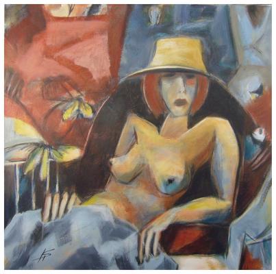 ---Halbakt mit grauer Decke - Karl-Heinz Schicht - Array auf Array - Array - Array ---Halbakt mit grauer Decke - Karl-Heinz Schicht - Array auf Array - Array - Array