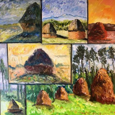 Heuhaufen a la Monet - wolfgang mayer - Array auf - Array - Array Heuhaufen a la Monet - wolfgang mayer - Array auf - Array - Array