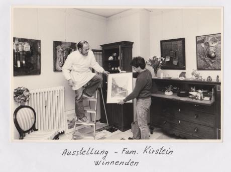 Ausstellung 1984 Atelier H. Kirstein, Winnenden - Zdravko Radenkovic - Array auf - - Ausstellung 1984 Atelier H. Kirstein, Winnenden - Zdravko Radenkovic - Array auf - -
